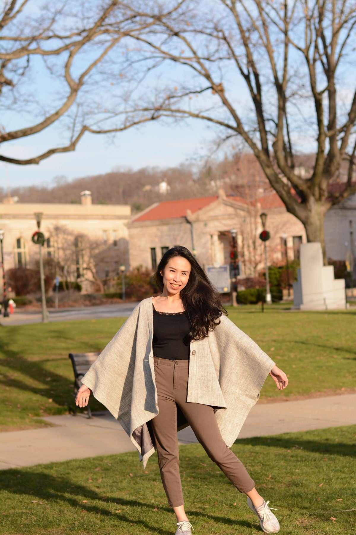 Hand Spun Cotton Poncho